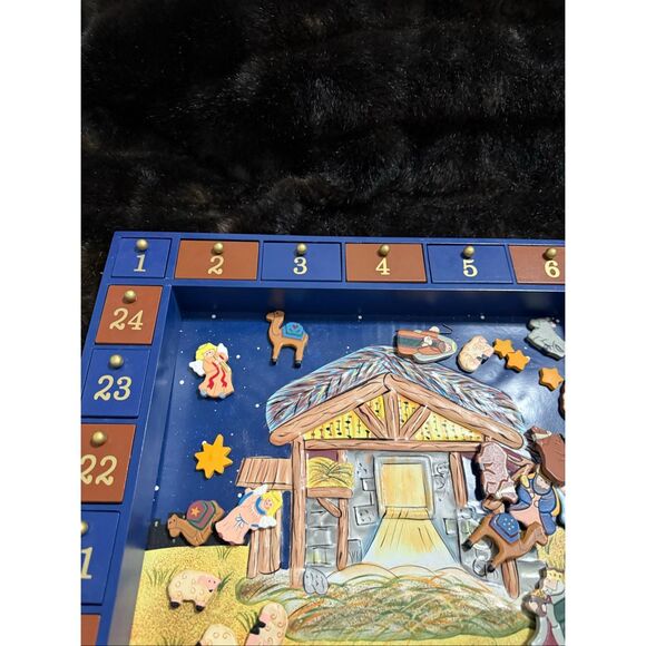 Kurt S Adler Magnetic Nativity Advent Calendar Countdown...